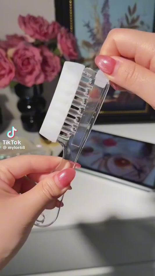 Scalp Massage And Relaxing Comb With Rolling Balls For Scalp Relaxation And Hair Care